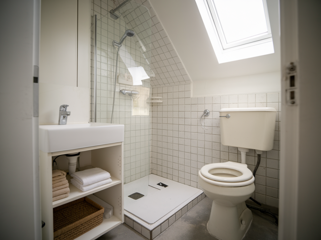 Wie du in einer woche aus einem kleinen badezimmer mit ikea-besta und simplem handwerk ein multifunktionales gäste-wc baust