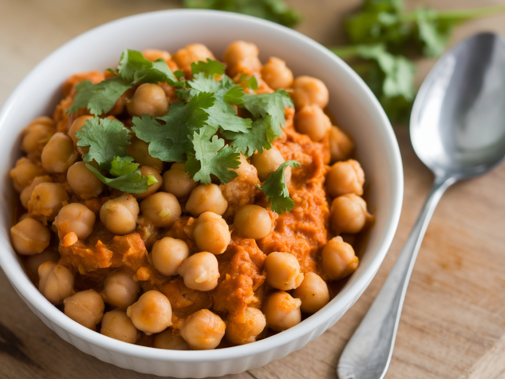 wie du ein vegetarisches one-pot-gericht mit kichererbsen in 20 minuten kochst