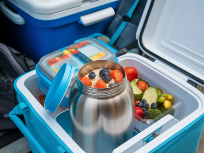 Wie du in 15 minuten ein auslaufsicheres unterwegs-frühstück im thermosglas zusammenstellst, das dich bis mittag satt hält