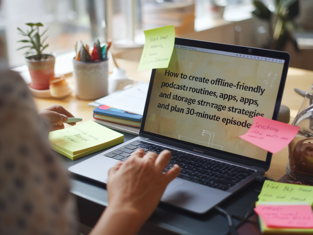 Wie du offline-freundliche podcast-routinen erstellst: apps, speicherstrategie und 30-minuten-episoden-plan