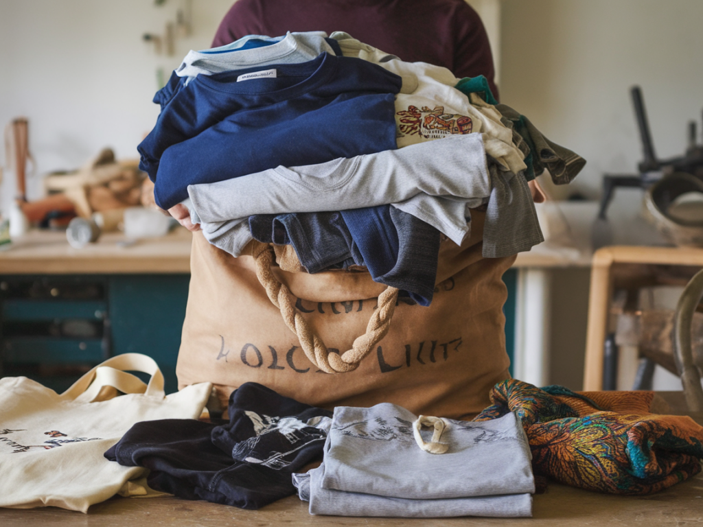 wie du in 30 minuten ein nachhaltiges geschenk aus alten t-shirts selber machst